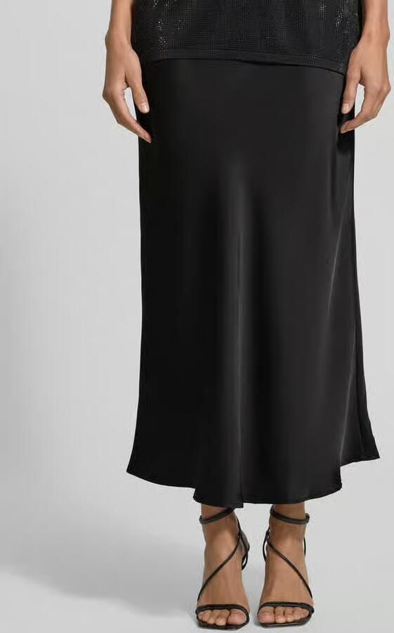 NEO NOIR Midirok van satijn met elastische band model 'URA' - Foto 10