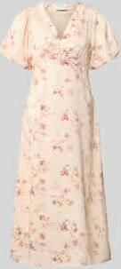 NEO NOIR midi-jurk met V-hals model 'Illana'