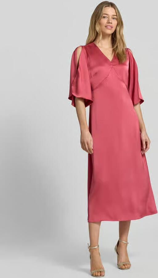 NEO NOIR midi-jurk met V-hals model 'Remara' - Foto 2
