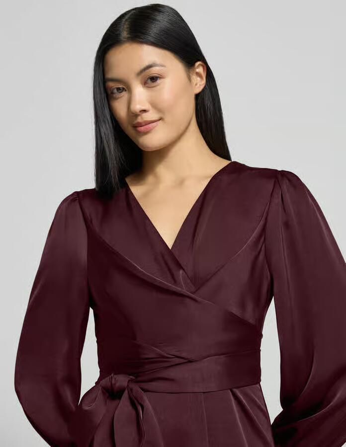 NEO NOIR Midi-jurk met V-hals model 'RIMINI' - Foto 2