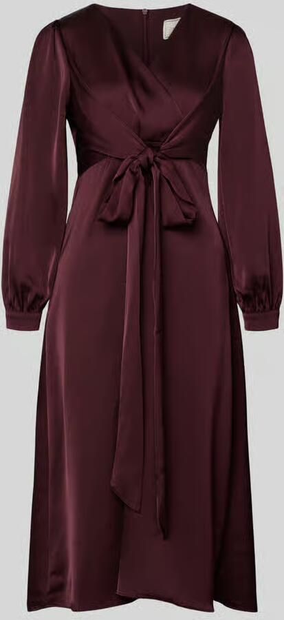 NEO NOIR Midi-jurk met V-hals model 'RIMINI'