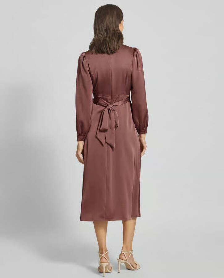 NEO NOIR Midi-jurk met V-hals model 'RIMINI' - Foto 3