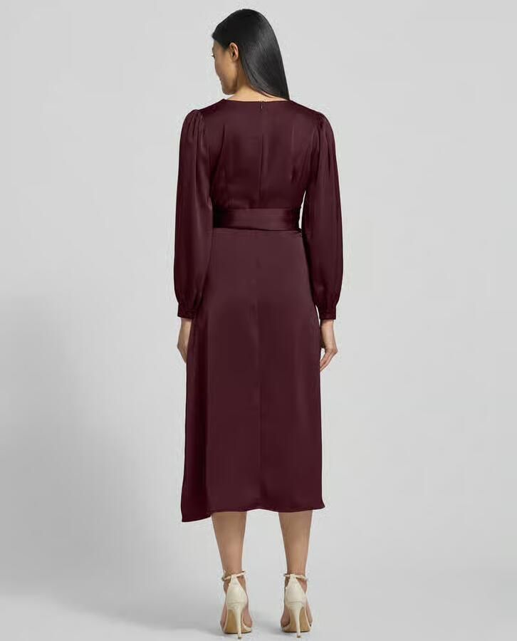 NEO NOIR Midi-jurk met V-hals model 'RIMINI'