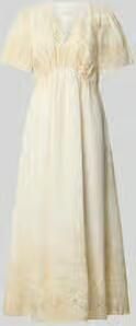 NEO NOIR midi-jurk met V-hals model 'Serna Gardenia'