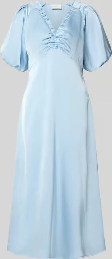 NEO NOIR Midi-jurk van satijn model 'Illana'