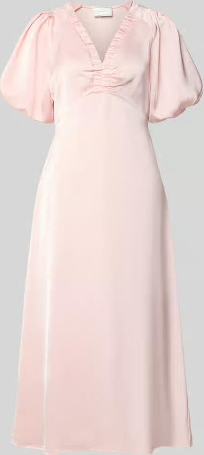 NEO NOIR Midi-jurk van satijn model 'Illana'