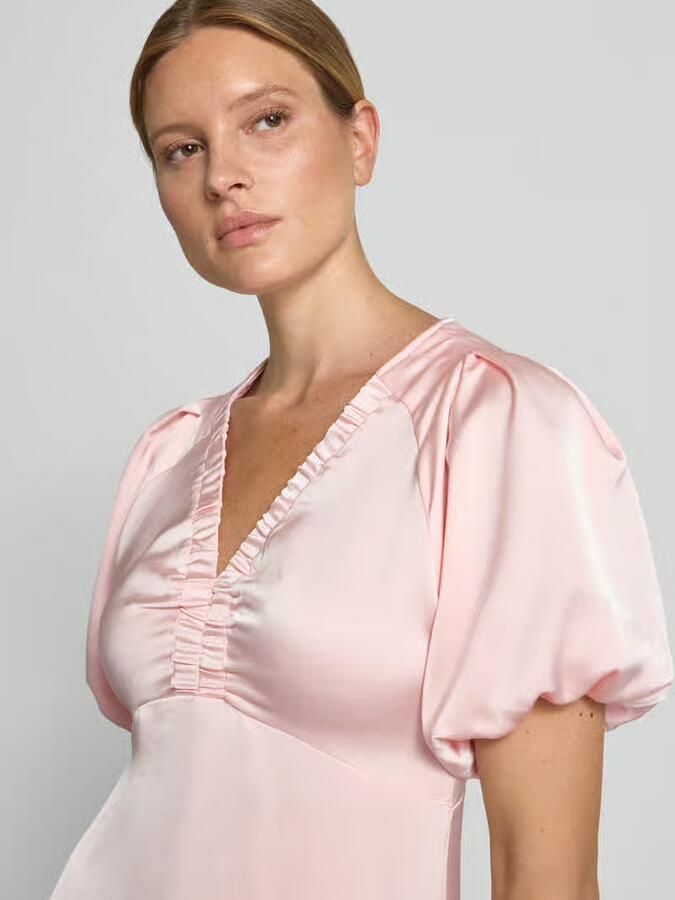 NEO NOIR Midi-jurk van satijn model 'Illana' - Foto 2