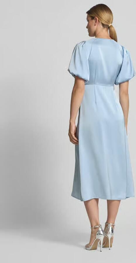 NEO NOIR Midi-jurk van satijn model 'Illana'