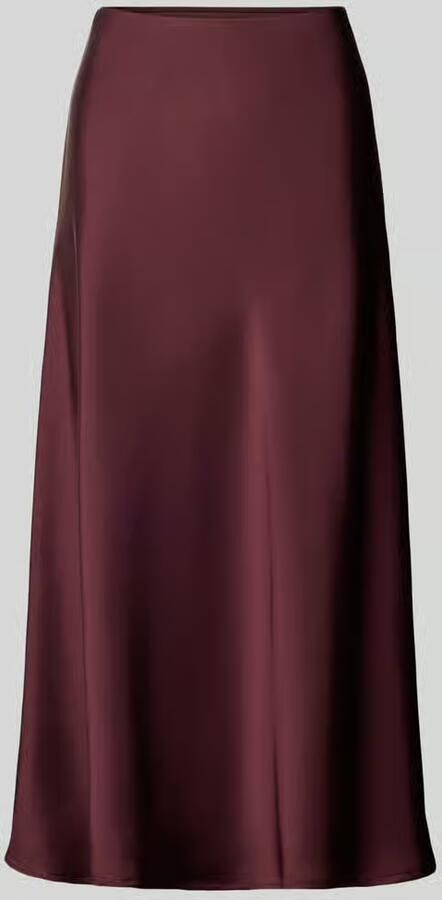 NEO NOIR Midirok van satijn met elastische band model 'URA'