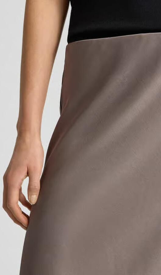 NEO NOIR Midirok van satijn met elastische band model 'Bovary' - Foto 2