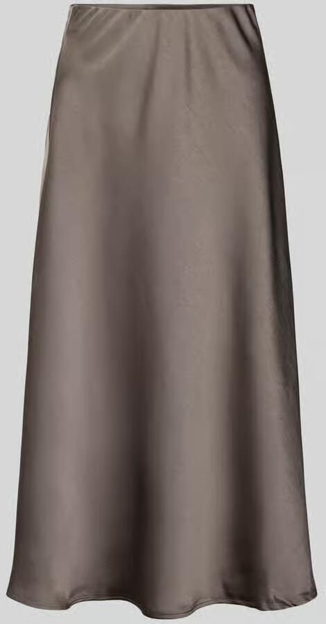 NEO NOIR Midirok van satijn met elastische band model 'Bovary'