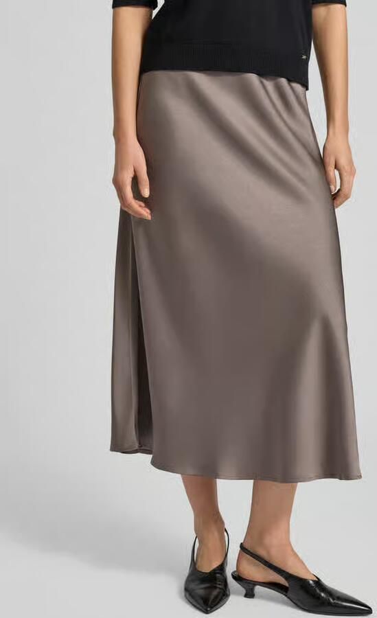NEO NOIR Midirok van satijn met elastische band model 'Bovary' - Foto 2