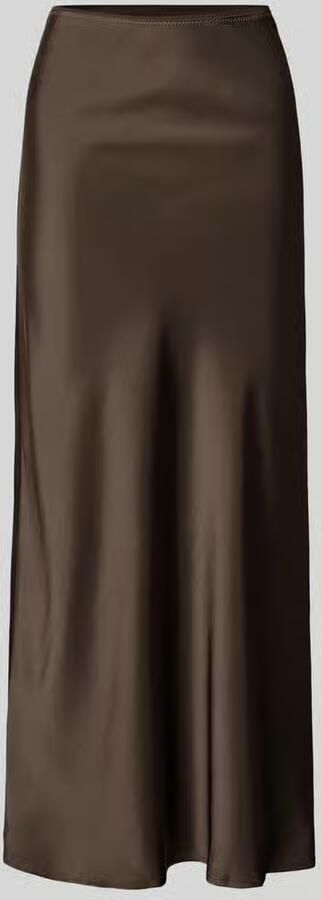 NEO NOIR Midirok van satijn met elastische band model 'URA'