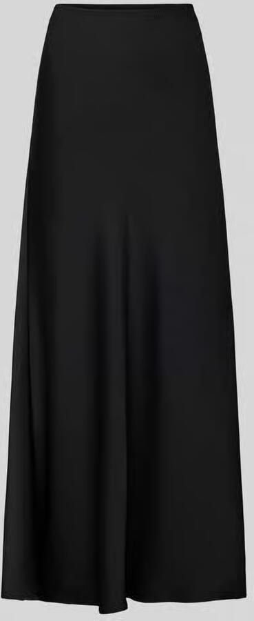 NEO NOIR Midirok van satijn met elastische band model 'URA'