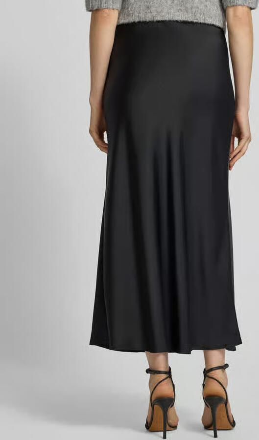 NEO NOIR Midirok van satijn met elastische band model 'URA' - Foto 11