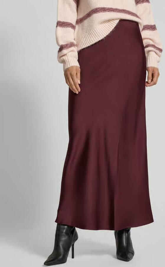 NEO NOIR Midirok van satijn met elastische band model 'URA' - Foto 11