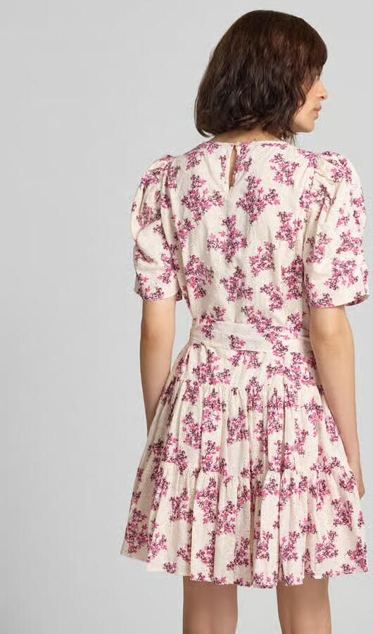 NEO NOIR mini-jurk in all-over look met strikceintuur - Foto 3