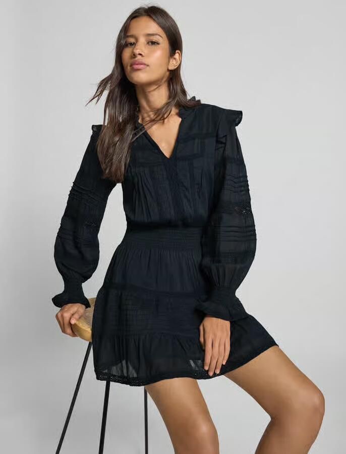 NEO NOIR Mini-jurk met V-hals model 'Aran' - Foto 2