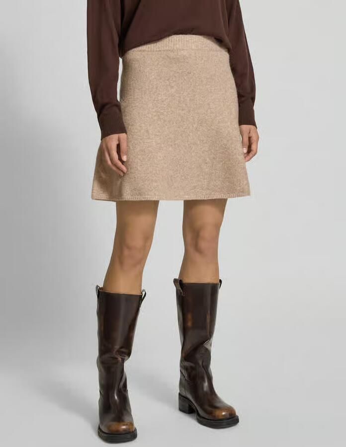 NEO NOIR Beige Gebreide Rok voor Vrouwen Beige Dames - Foto 6