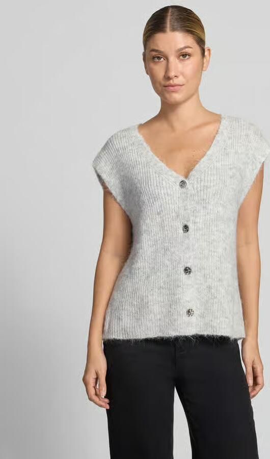 NEO NOIR Mouwloos vest met v-hals model 'Xandra' - Foto 3