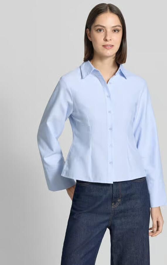 NEO NOIR oversized fit overhemdblouse van katoenmix met sierstiksels - Foto 2