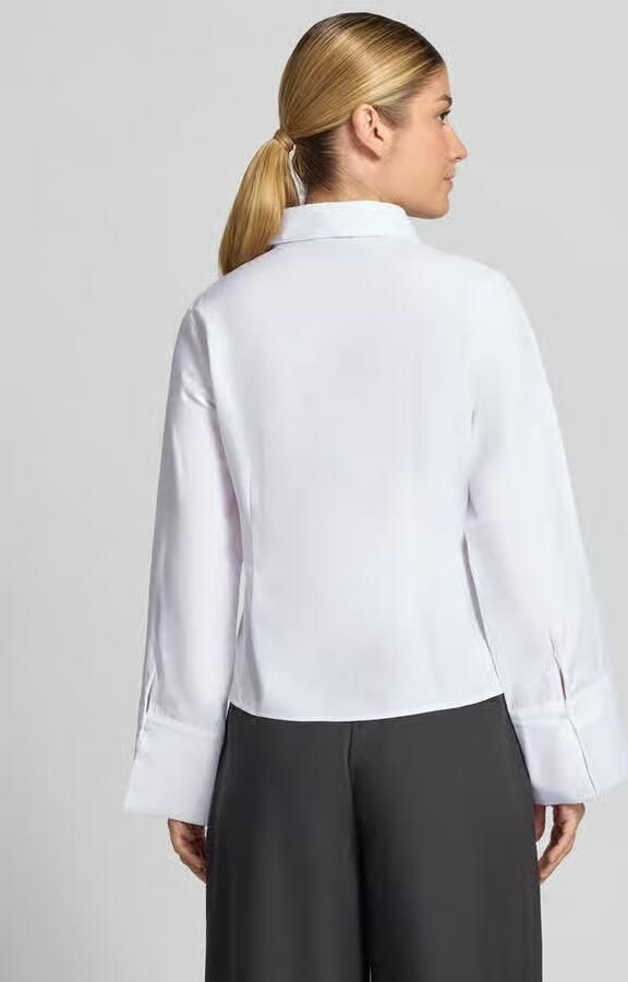 NEO NOIR oversized fit overhemdblouse van katoenmix met sierstiksels - Foto 3