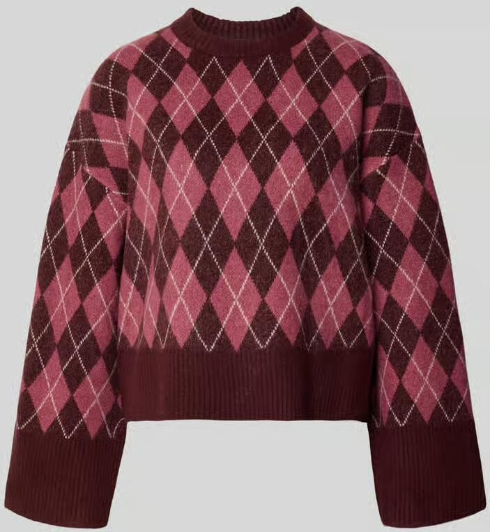 NEO NOIR pullover in relaxed fit met wol