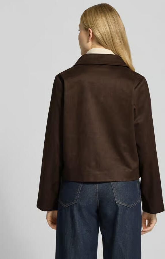 NEO NOIR Regular fit blazer in leerlook model 'Nilo'