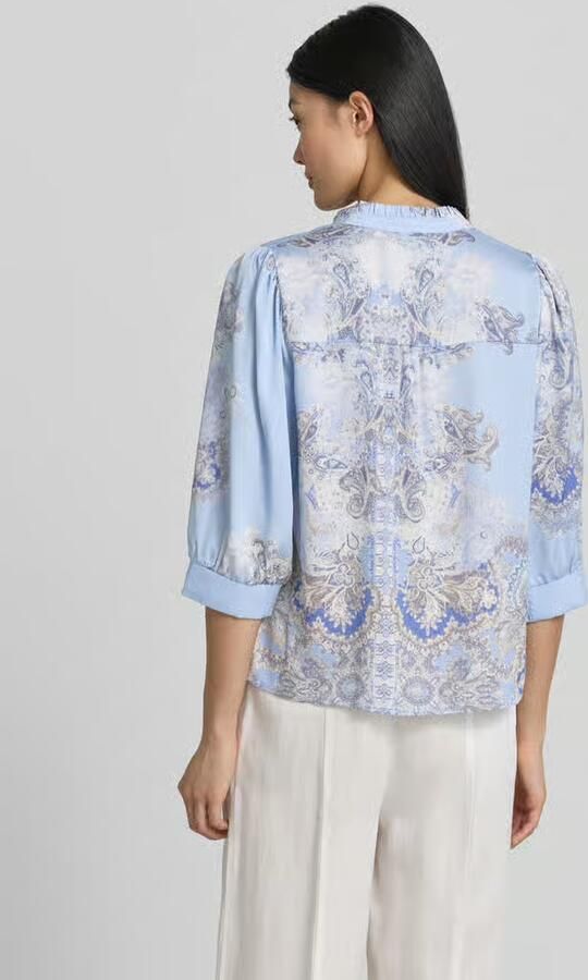 NEO NOIR regular fit blouse met 3 4-mouw model 'Roselle Artist Paisley' - Foto 4