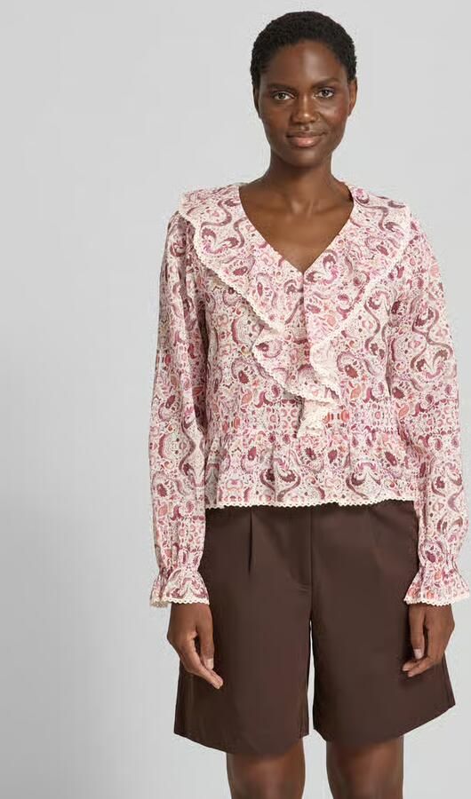 NEO NOIR regular fit blouse met all-over paisleydessin model 'Ajda' - Foto 2