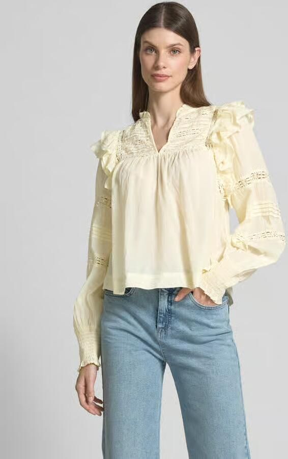 NEO NOIR Regular fit blouse met gehaakt kant model 'Mauri' - Foto 2