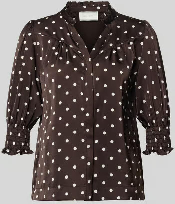 NEO NOIR regular fit blouse met opstaande kraag model 'Diana' - Foto 2