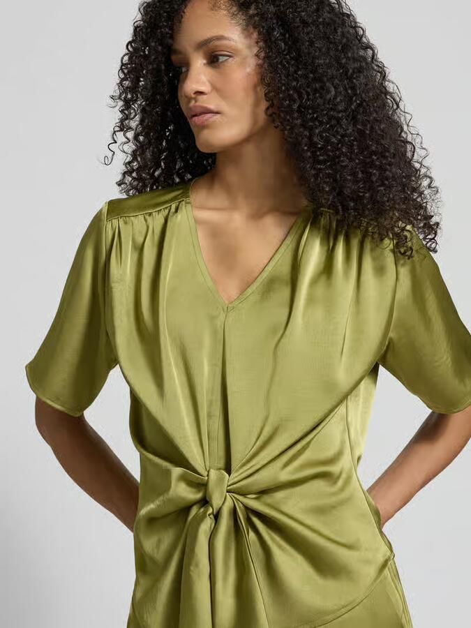 NEO NOIR Regular fit blouse met plooien Model 'Casadia'