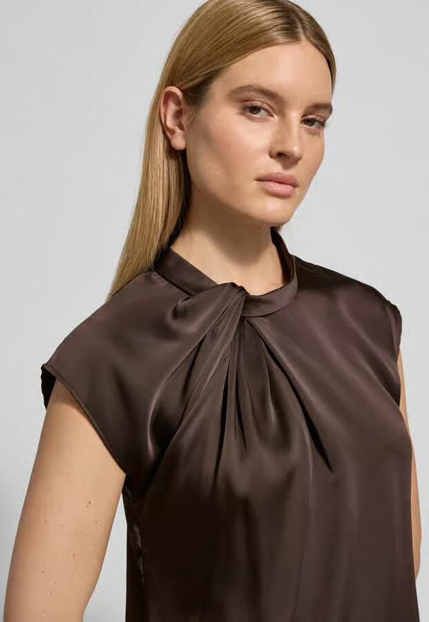 NEO NOIR Regular fit blouse met plooien model 'Fleur' - Foto 2