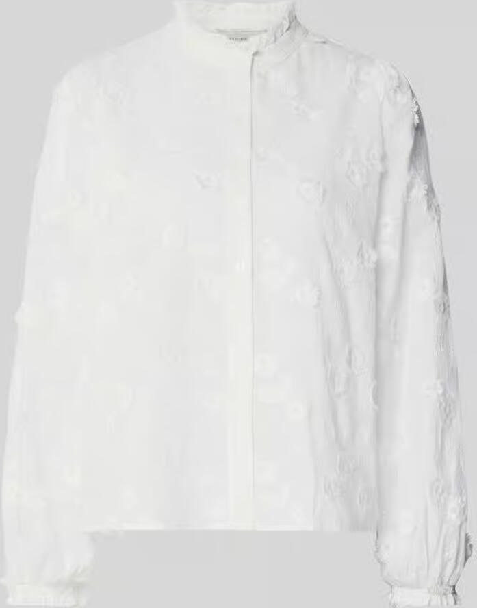 NEO NOIR Regular fit blouse met stitchings en opstaande kraag model 'Oda Deco' - Foto 2