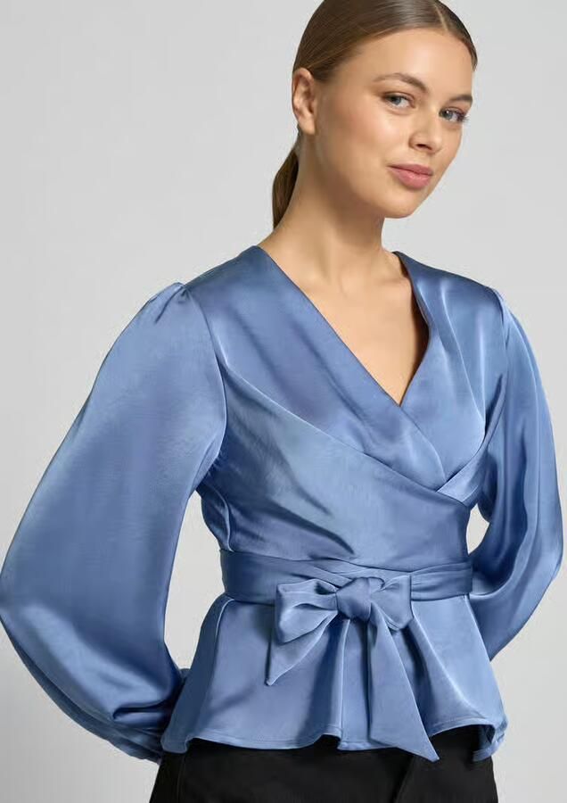 NEO NOIR Regular fit blouse met V-hals model 'Rista' - Foto 2