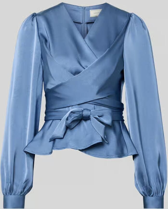 NEO NOIR Regular fit blouse met V-hals model 'Rista'