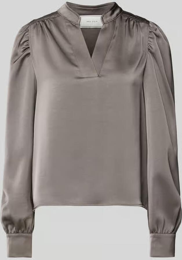 NEO NOIR Regular fit blouse met V-hals model 'Rosslyn' - Foto 2