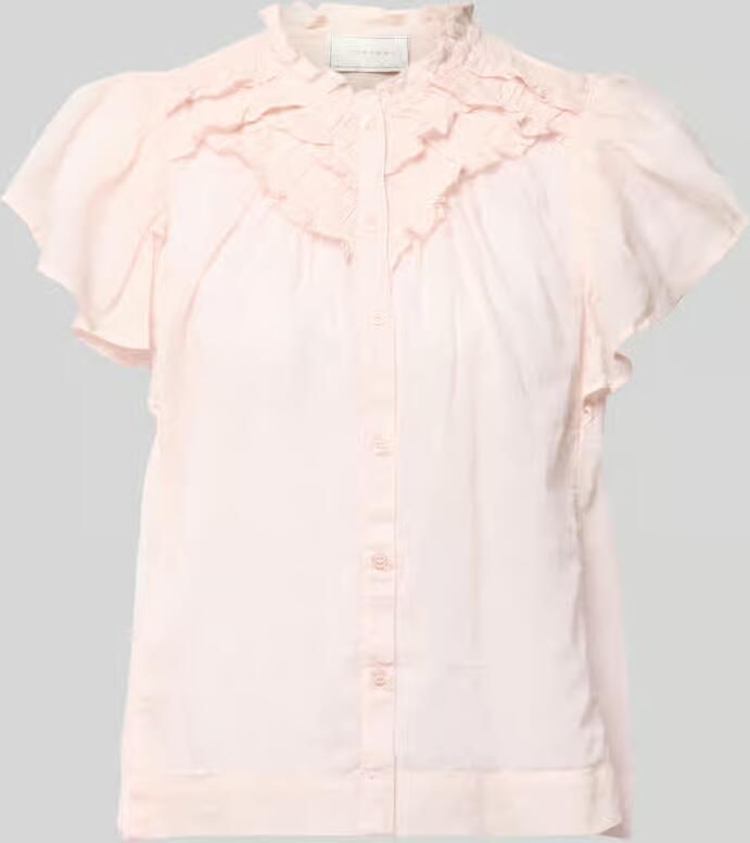 NEO NOIR regular fit blouse mi met ruches model 'Vinsa' - Foto 2