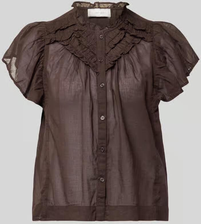 NEO NOIR regular fit blouse mi met ruches model 'Vinsa' - Foto 2
