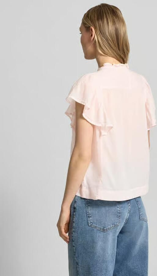 NEO NOIR regular fit blouse mi met ruches model 'Vinsa' - Foto 4