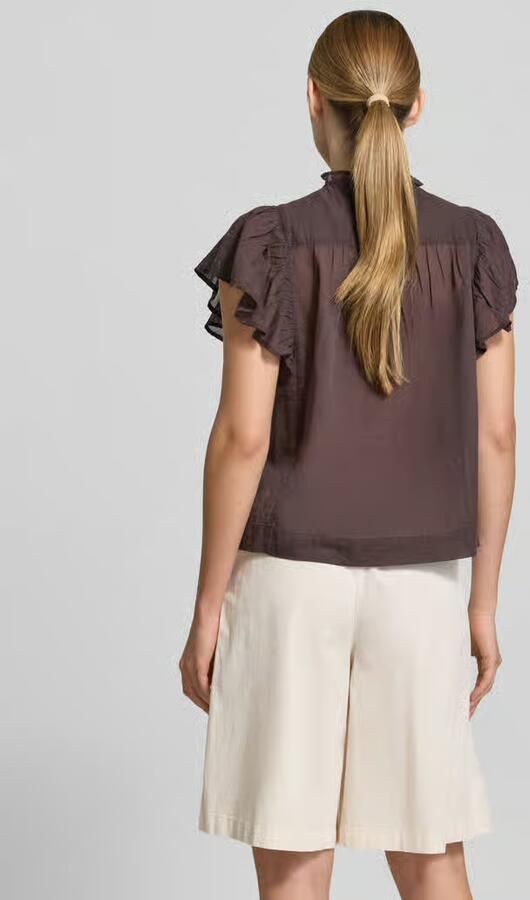 NEO NOIR regular fit blouse mi met ruches model 'Vinsa' - Foto 3