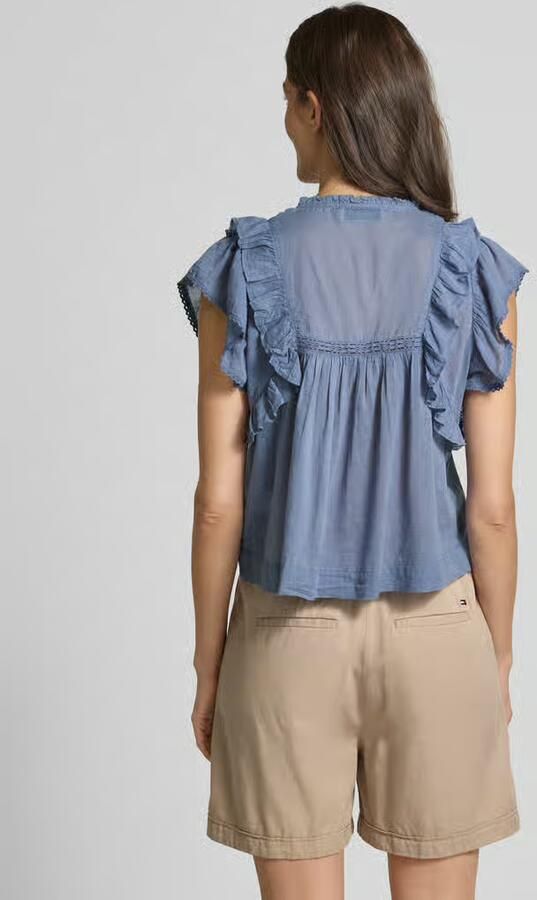 NEO NOIR Regular fit blousetop met kapmouwen model 'Jayla'