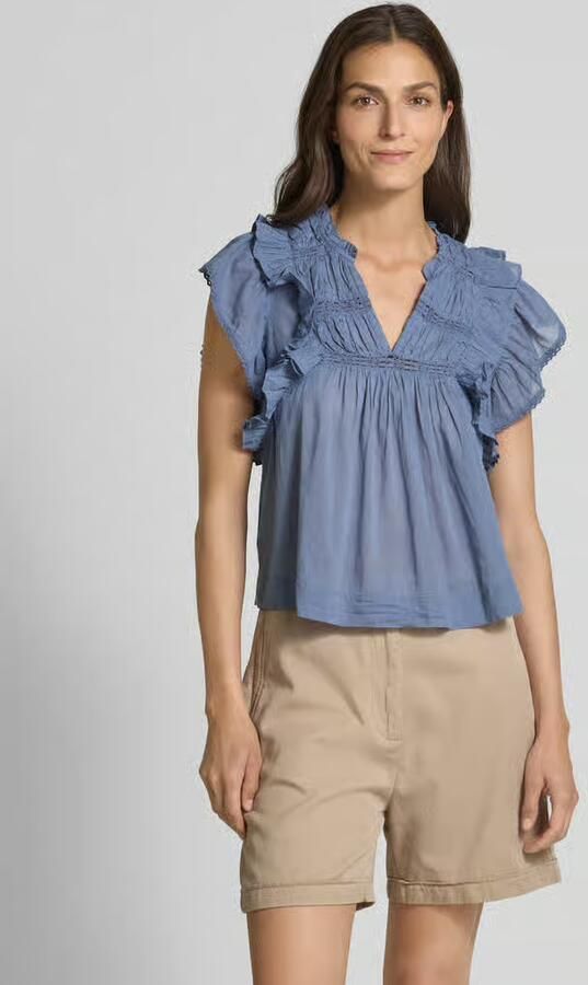 NEO NOIR Regular fit blousetop met kapmouwen model 'Jayla' - Foto 2