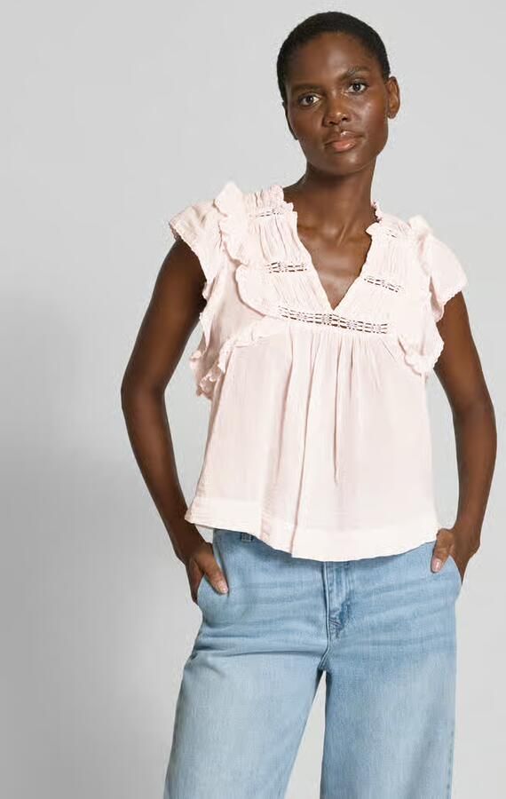 NEO NOIR Regular fit blousetop met kapmouwen model 'Jayla' - Foto 2