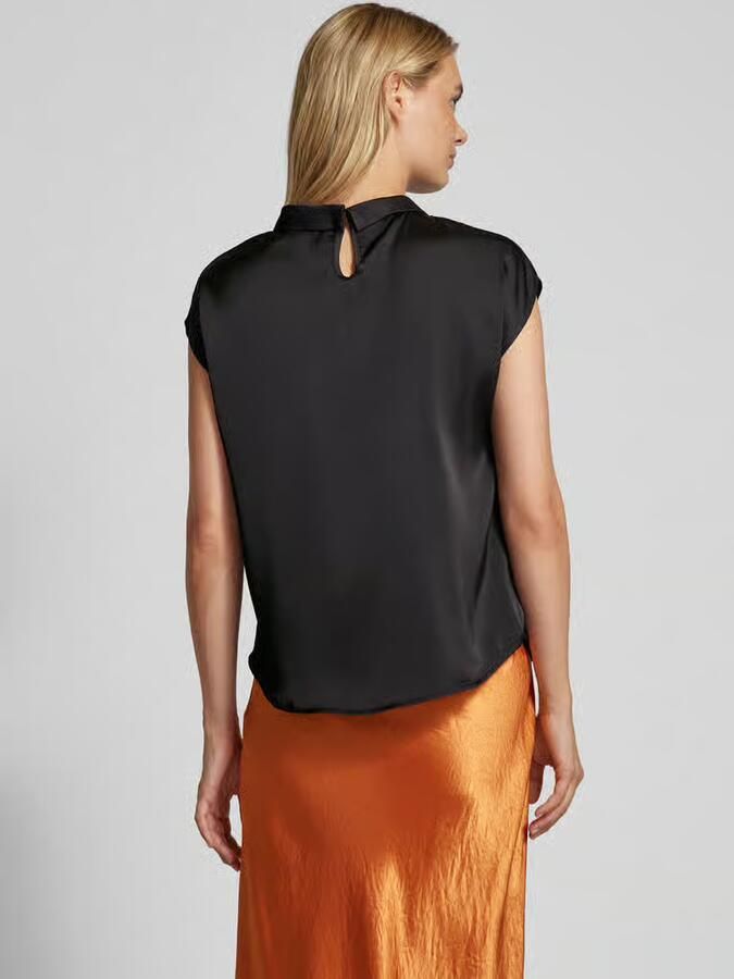 NEO NOIR Regular fit blousetop met satijnlook model 'FLEUR' - Foto 4
