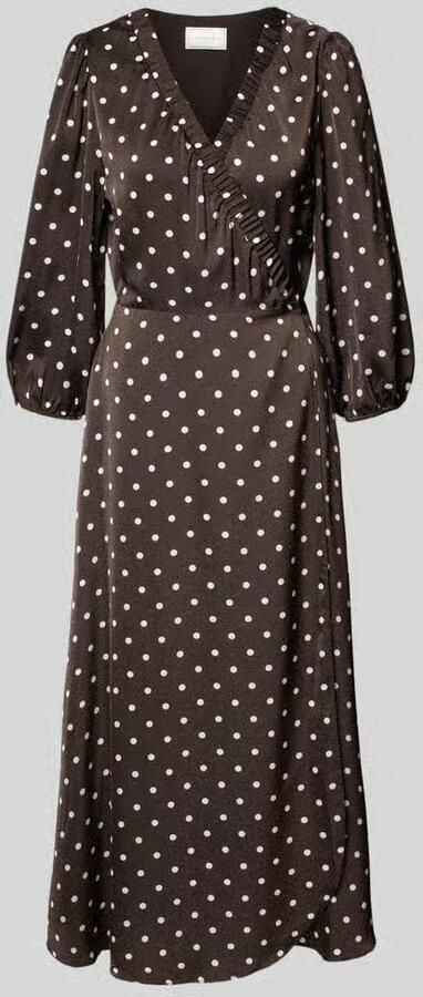 NEO NOIR regular fit maxi-jurk met V-hals - Foto 2