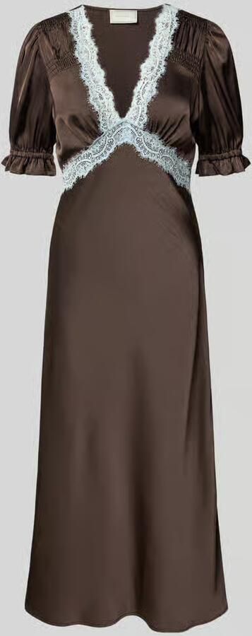 NEO NOIR regular fit midi-jurk met kant model 'Vipe' - Foto 2