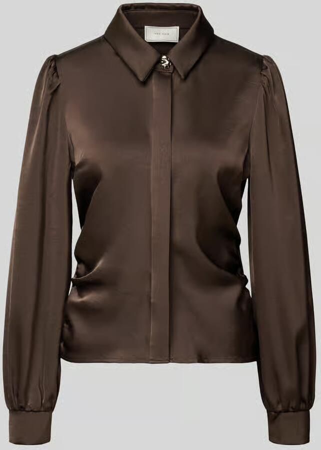 NEO NOIR Regular fit overhemdblouse met plooien model 'Fransala' - Foto 2