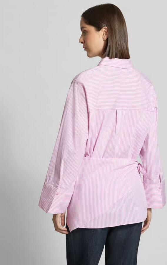 NEO NOIR Regular fit overhemdblouse van katoenmix model 'Dita'
